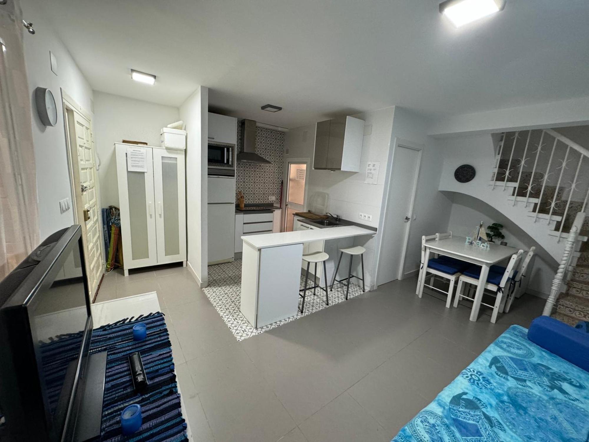Malaga Beach, Pedregalejo Apt.4/6 2 Hab. Bagian luar foto